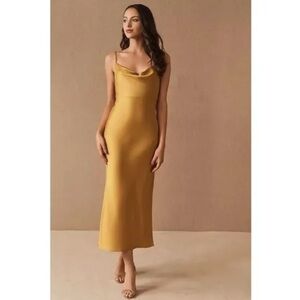 Anthropologie Sachin & Babi Cali Satin Midi Dress Size 10